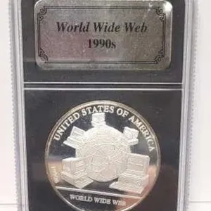 World Wide Web 1990s - .999 Fine Silver