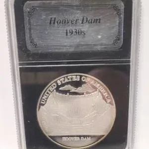 Hoover Dam 1930s - .999 Fine Silver