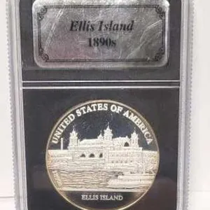 Ellis Island 1890s - .999 Fine Silver