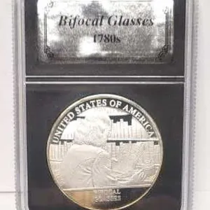 Bifocal Glasses 1780s - .999 Fine Silver