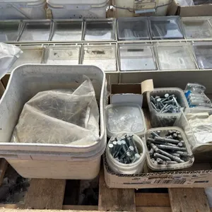 BOLTS, LEG BOLTS, TIN SCREW, ORGANIZER W/ CONTENTS