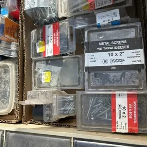 VARIETY OF SCREWS, BOLTS, NUTS