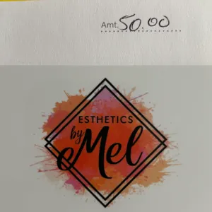 $50.00 Gift Certificate From Esthetics By Mel