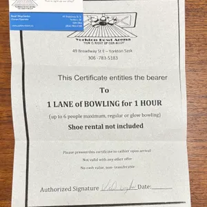 1hr Bowling From Yorkton Bowl Arena