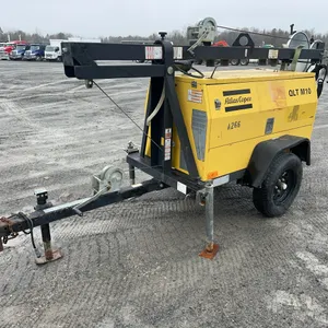 2012 Atlas Copco QLT M10 Portable Construction Light Trailer (Kubota diesel)