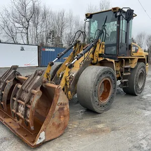 2011 Caterpillar IT14G Wheel Loader with Solid Tires and Grapple Bucket