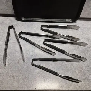 (5) Vollrath 9" Tongs - Model # 47809 - NSF Approved