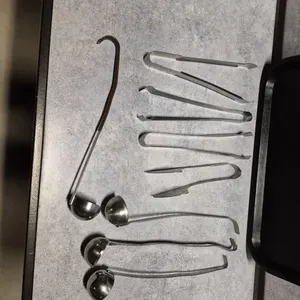 (4) Assorted Stainless Steel Tongs, (4) Assorted Stainless Steel Ladles