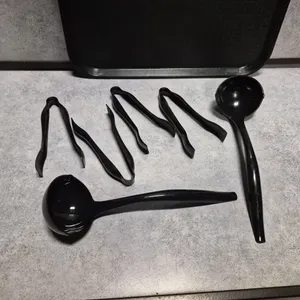 (4) Polycarbonate 6" Tongs, (2) Polycarbonate Ladles