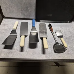 (4) Assorted Hamburger Turners with Stainless Steel Blades and Polycarbonate Handles, (2) Assorte...