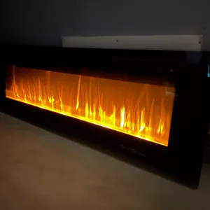 NEW 60" WALL-MOUNTED / RECESSED ELECTRIC FIREPLACE