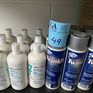 6 Twinkle stainless steel cleaner & 9 hand sanitizer