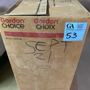 16oz cups, Gordon Choice