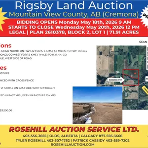 Rigsby Land Auction