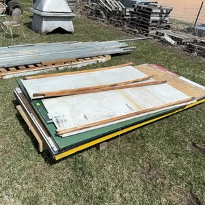 Pallet of Plywood and Sheeting Some 4x8 and Various Sizes