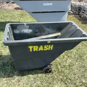 Rolling Tilt Style Trash Cart