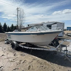 16 ft wilker shakespear with 115 johnson said to be running with fresh piston, hasnt seen water since rebuild