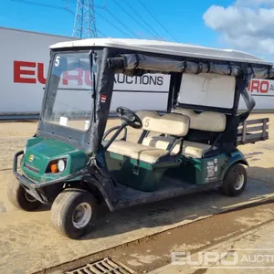 Cushman Electric 4 Seater Golf Cart (Selling By Picture, Flat Battery) 
