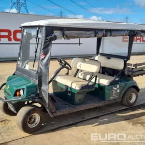 Cushman Electric 4 Seater Golf Cart (Selling By Picture, Flat Battery) 