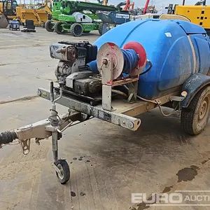 Western Single Axle Plastic Water Bowser, Yanmar Pressure Washer 