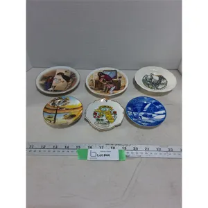 (6) Mini Decorative Plates