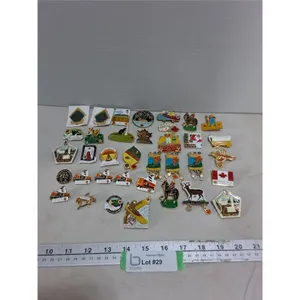 (35) Assorted "Lion's Club" Metal Souvenirs - Some Vintage