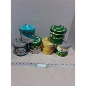 (6) Vintage Tobacco Tins (Player's, Macdonald's, Matinee)