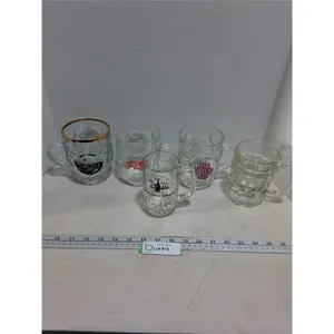 (5) Glass Mugs (Banff, Big Valley Jamboree, Lake Louise)