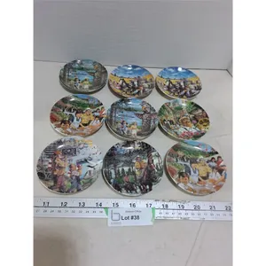 (9) Mini  Decorative Plates by Douglas Steven