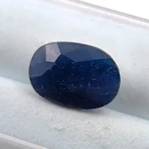 *^4.15 ct Certified Midnight Blue Sapphire gemstone Untreated ($4,980 Appraisal)