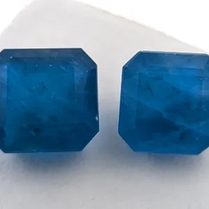 *^42.13 ct Certified Metallic Blue Fluorite gemstone Pair ($10,533 Appraisal)