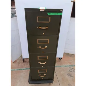 * Vintage Sankey Metal 4-Drawer File Cabinet - 18x28x51" - Pickup Only