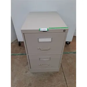 * Global Locking Metal 2-Drawer File Cabinet, No Key - 18x26.5x29" - Pickup Only