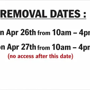 REMOVAL DATES