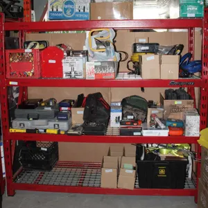 SNAP-ON RACKING L 76.5" X W 24" X H 72" *CONTENTS NOT INCLUDED, THEY ARE LOTS IN THE AUCTION*
