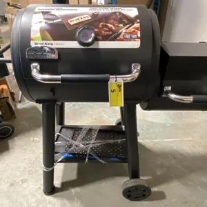 BROIL KING MODEL 955050. REGAL OFFSET 400 CHARCOAL GRILL AND SMOKER