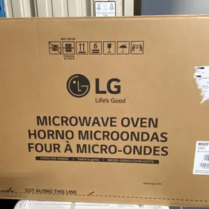 LG MODEL MVEF1323F. 30" SLIM LINE LOW PROFILE OVER-THE-RANGE SMART MICROWAVE