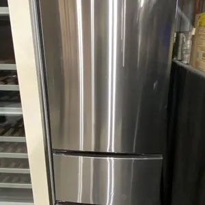 G.E APPLIANCES MODEL GLE12HSPBRSS. STAINLESS STEEL SINGLE DOOR 2 DRAWER BOTTOM FREEZER REFRIGERATOR