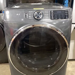 G.E APPLIANCES MODEL GFD55ESMNDG. 7.8 CU FT DIAMOND GRAY VENTED ELECTRIC SMART DRYER
