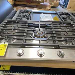 SAMSUNG MODEL NA36N7755TS. STAINLESS STEEL 36" 5 BURNER SMART GAS COOKTOP
