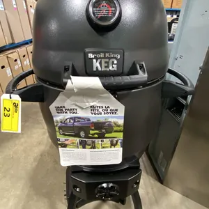 BROIL KING MODEL 911470. KEG 5000 KAMADO STYLE CHARCOAL GRILL & SMOKER