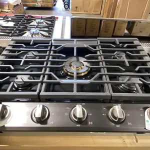 SAMSUNG MODEL NA30K7750TG/AA. BLACK STAINLESS STEEL 30" 5 BURNER SMART GAS COOKTOP