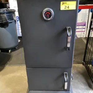 BROIL KING MODEL 923610. VERTICAL CHARCOAL CABINET SMOKER