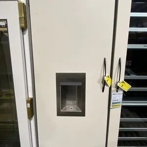 THERMADOR MODEL T24ID900LP. WHITE SINGLE DOOR BUILT IN FREEZER WITH ICE/WATER DISPENSER