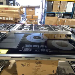 SAMSUNG MODEL NZ36K7880UG. BLACK 36" 5 ZONE SMART INDUCTION COOKTOP