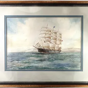 WILLIAM MINSHALL BIRCHALL - BREAKING SAIL