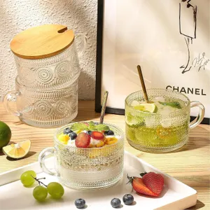 NEW $30 Glass Coffee Mugs, 3 Pack
