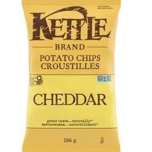 2PK (198g) Kettle Brand Cheddar Chips