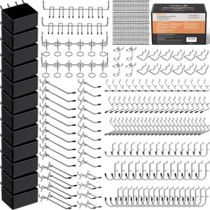 NEW $40 INCLY 278PCS Pegboard Organizer Kit