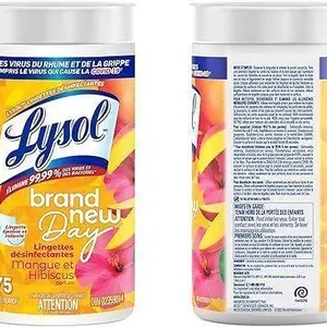 NEW Lysol Disinfecting WipesMango Hibiscus